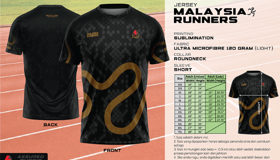 Malaysian Runners Edition co-join CNY Snake Year 2025 shirt (READY STOCK)